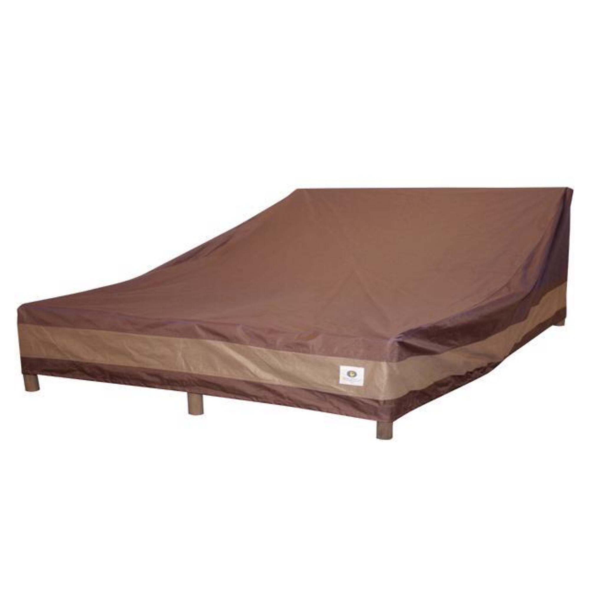 Classic Accessories Ultimate 82in. Double Chaise Cover, Beige, Polyester, Model# UCE825732